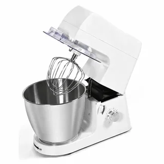 7 Liter White Planetary Mixer - Professional Multifunctional Dough Kneader