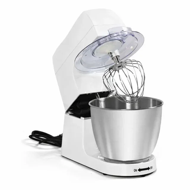 7 Liter White Planetary Mixer - Professional Multifunctional Dough Kneader