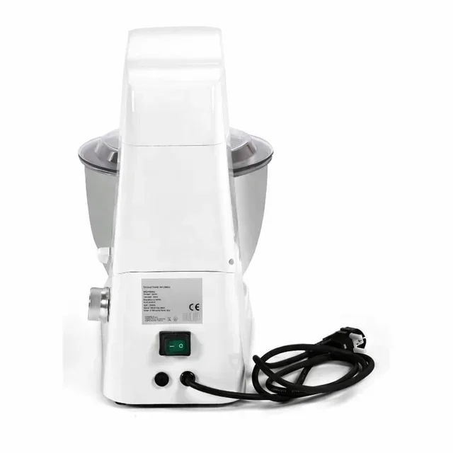 7 Liter White Planetary Mixer - Professional Multifunctional Dough Kneader