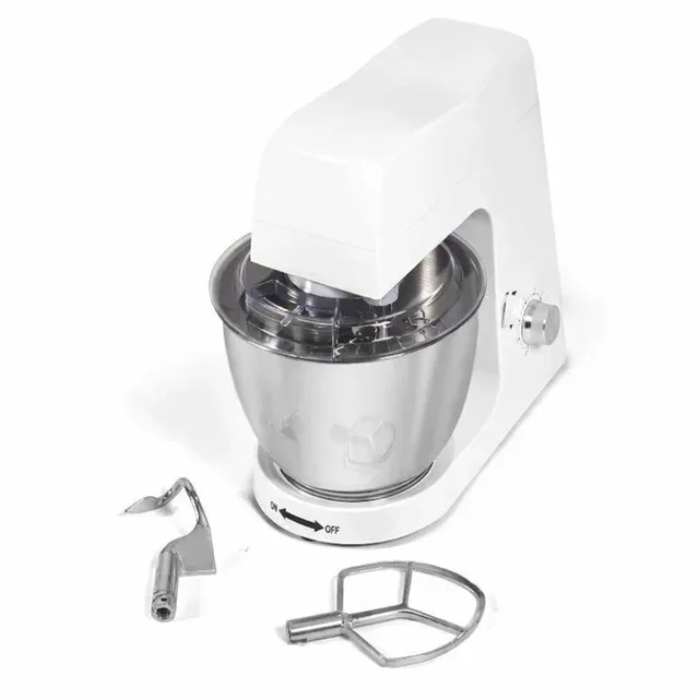 7 Liter White Planetary Mixer - Professional Multifunctional Dough Kneader