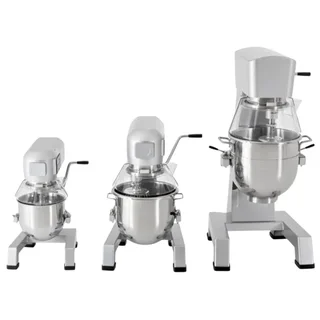 Impastatrice Planetaria 30L - Ciotola Alluminio + Acciaio Inox - Display Digitale