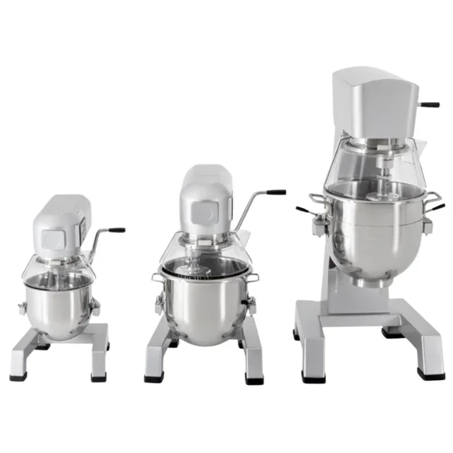 Impastatrice Planetaria 30L - Ciotola Alluminio + Acciaio Inox - Display Digitale