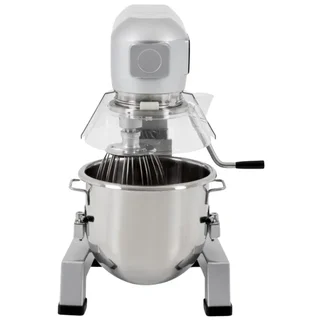 Professional 20L Dough Mixer - Digital Planetary Mixer in Aluminum and Stainless Steel