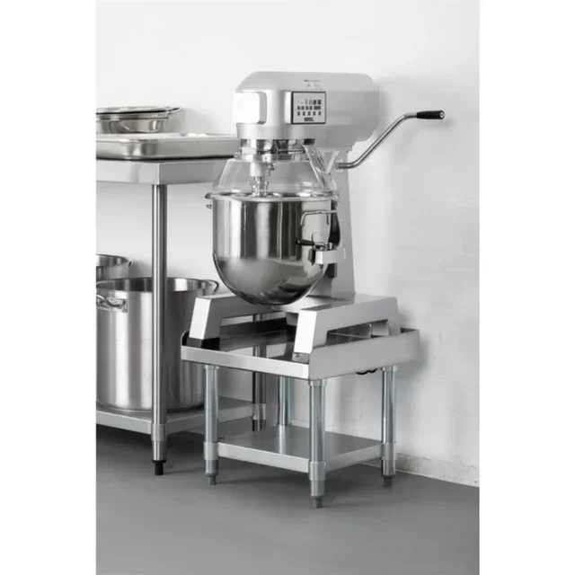 Professional 20L Dough Mixer - Digital Planetary Mixer in Aluminum and Stainless Steel