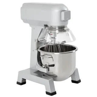 Professional 20L Dough Mixer - Digital Planetary Mixer in Aluminum and Stainless Steel