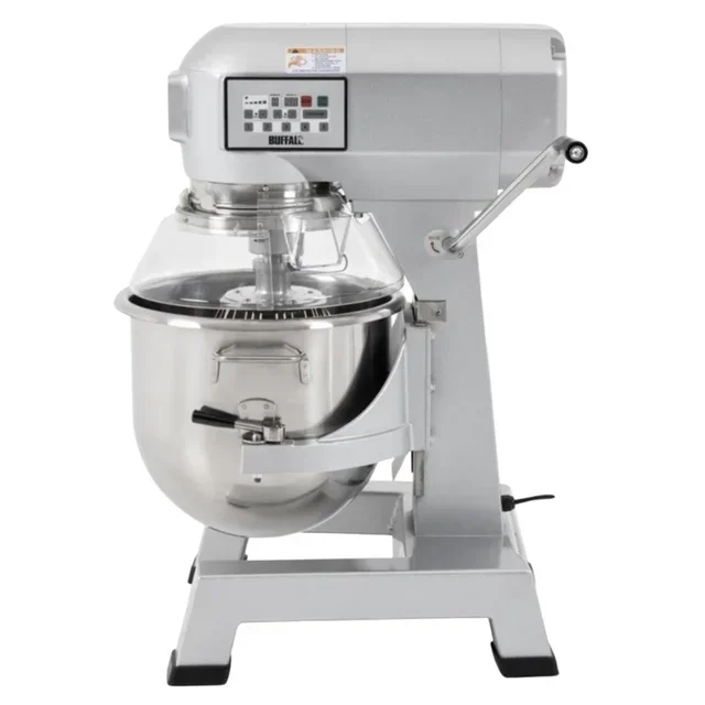 Professional 20L Dough Mixer - Digital Planetary Mixer in Aluminum and Stainless Steel