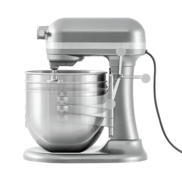 Batteur sur Socle KitchenAid Argent 6,6 L