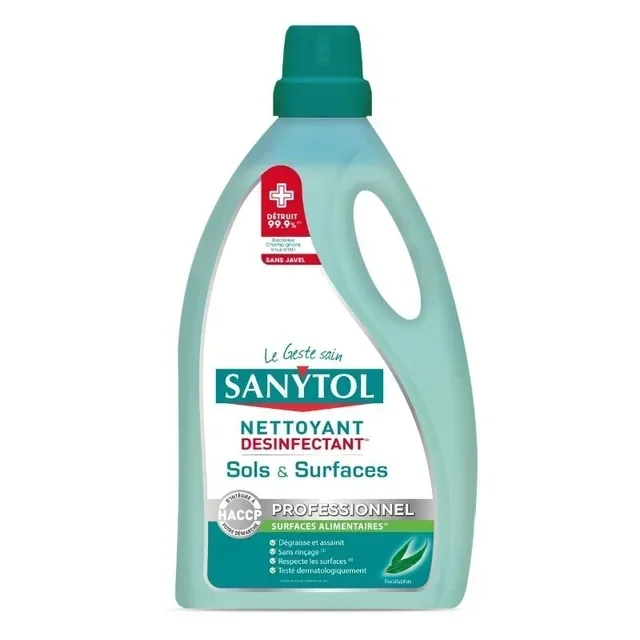 Professional disinfectant can 5L - Floors and surfaces - Eucalyptus scent