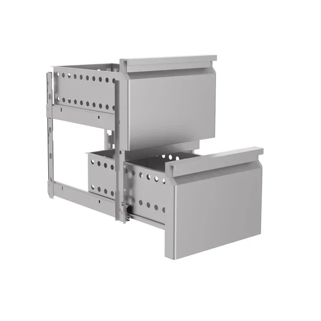 Bloque de 2 Cajones para Mesa Refrigerada