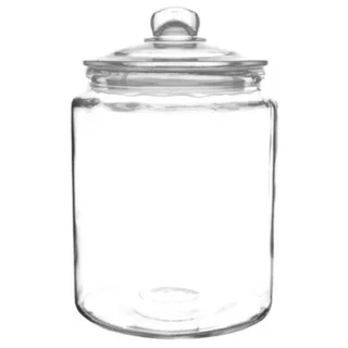 Frasco de Biscoitos de Vidro Transparente Grande Capacidade 6,35 L