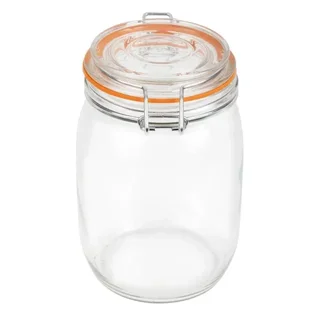 Luftdichtes Vorratsglas mit Bügelverschluss 1 Liter