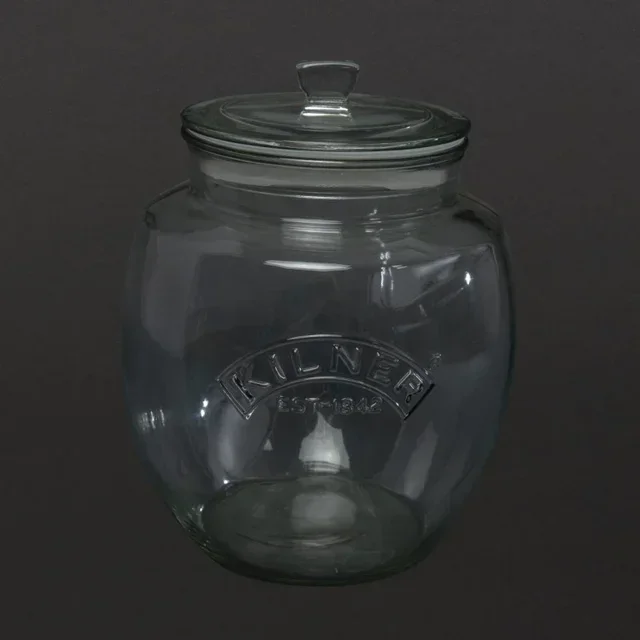 Kilner Glas Aufbewahrungsglas mit luftdichtem Deckel - Fassungsvermögen 4 Liter