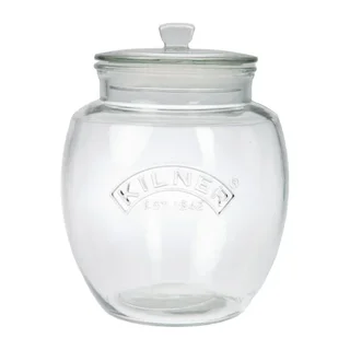 Kilner Glas Aufbewahrungsglas mit luftdichtem Deckel - Fassungsvermögen 4 Liter