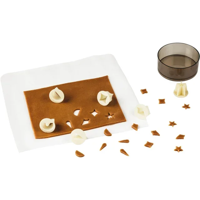 Caixa com 12 Cortadores de Biscoitos