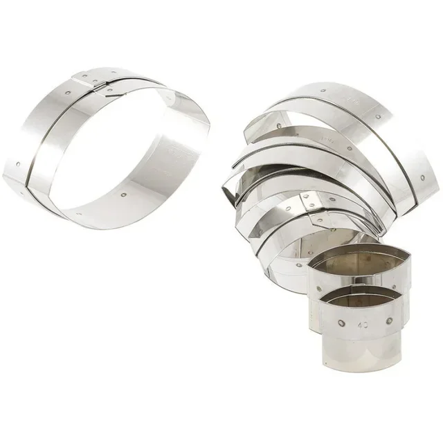 Box mit 7 ovalen, einfarbigen Ausstechformen