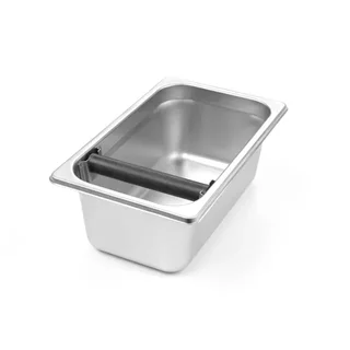 Edelstahl Kaffeesatzbehälter - Gastronorm 1/4 Format