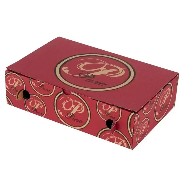 Red Calzone Pizza Box 20x30 cm - Eco-Friendly - Pack of 100