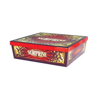 Rote quadratische Schale 330x330mm