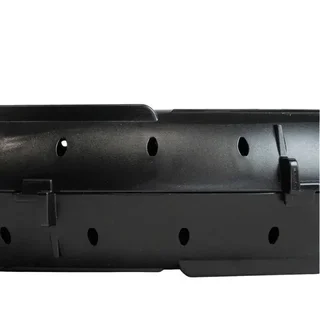 Round Reusable Container 330 mm Diameter Black Color - Pack of 10 Units