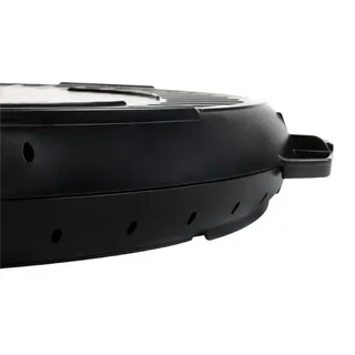 Round Reusable Container 330 mm Diameter Black Color - Pack of 10 Units