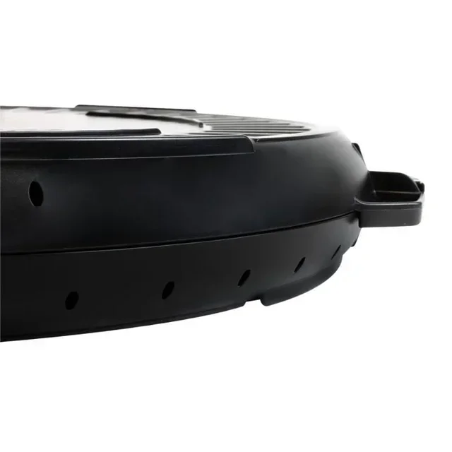 Round Reusable Container 330 mm Diameter Black Color - Pack of 10 Units