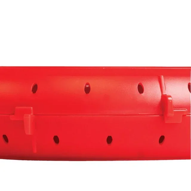 Boîte Circulaire Réutilisable 330 mm Rouge - Lot de 10