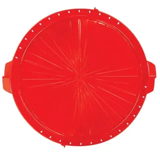 Boîte Circulaire Réutilisable 330 mm Rouge - Lot de 10