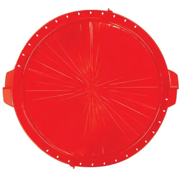 Boîte Circulaire Réutilisable 330 mm Rouge - Lot de 10