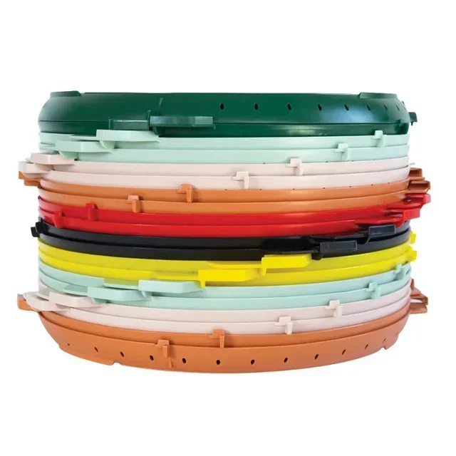 Boîte Circulaire Réutilisable 330 mm Rouge - Lot de 10