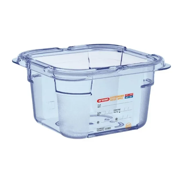 ABS Airtight Storage Container GN 1/6 Depth 10 cm - Blue