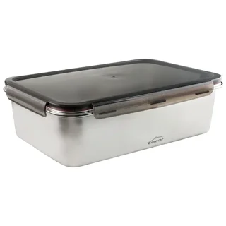 Stainless Steel Rectangular Food Container with Polypropylene Lid EcoInox Pro - 6.5 Litres