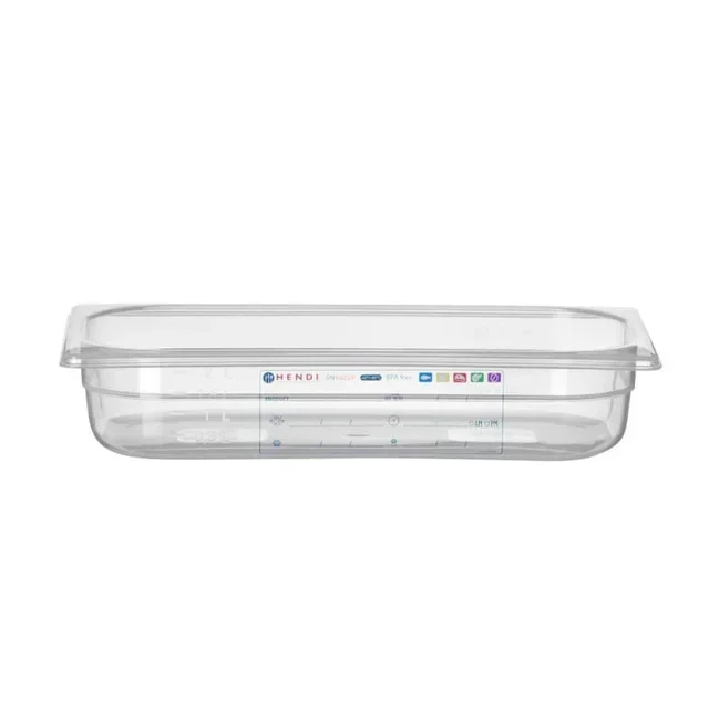 Gastronorm Container GN 1/3 - Capacity 2.5 Litres - Height 65 mm