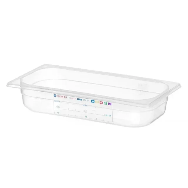 Gastronorm Container GN 1/3 - Capacity 2.5 Litres - Height 65 mm