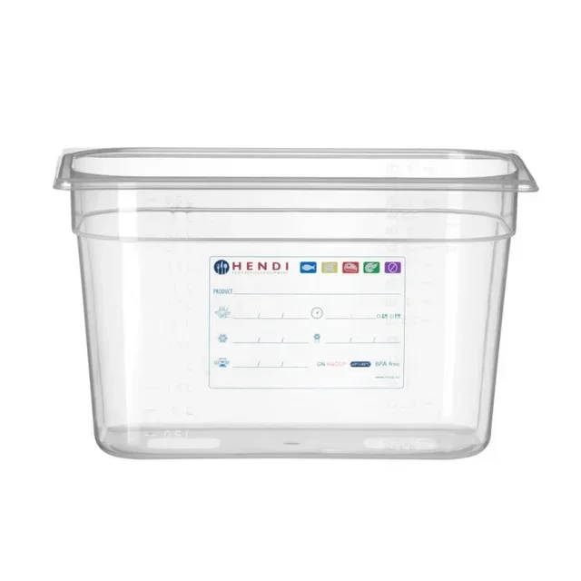 Gastronorm Container GN 1/3 Depth 200 mm - Capacity 7.8 Liters