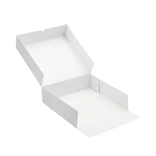 Pappkarton für Gebäck 4 verklebte Ecken 26x26 cm - Packung mit 200