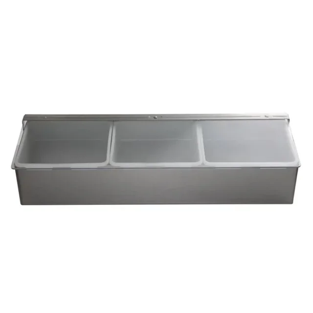 Boîte de Rangement Alimentaire 3 Compartiments - 3x950ml