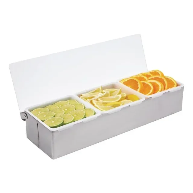 Boîte de Rangement Alimentaire 3 Compartiments - 3x950ml