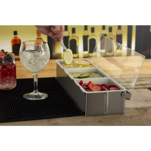 Boîte de Rangement Alimentaire 3 Compartiments - 3x950ml