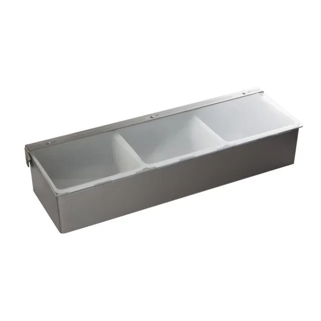 Boîte de Rangement Alimentaire 3 Compartiments - 3x950ml