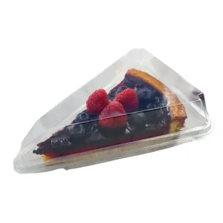 Recipiente Triangular com Tampa - Pack de 90 Unidades