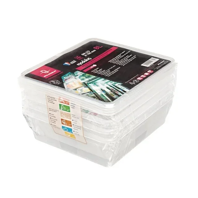 Modulus GN 2/3 Storage Container 8L - High Resistance Polypropylene - Pack of 4 Units