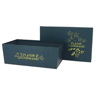Caja de Almacenamiento Apilable Rectangular Azul 33 x 21 cm