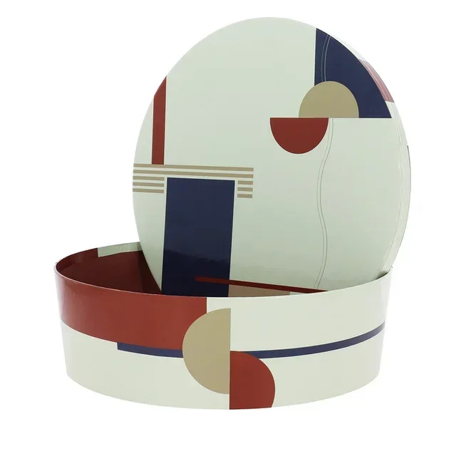 Contenitore Rotondo Impilabile Beige Diametro 330 mm