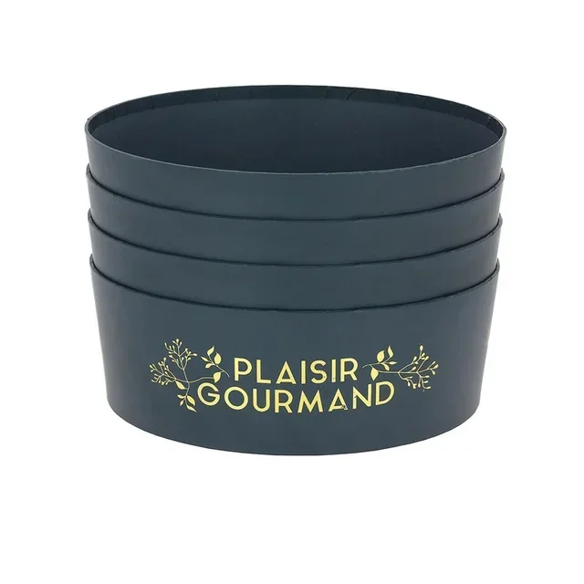 Boîte de Rangement Ronde Empilable Diamètre 260 mm - Bleu