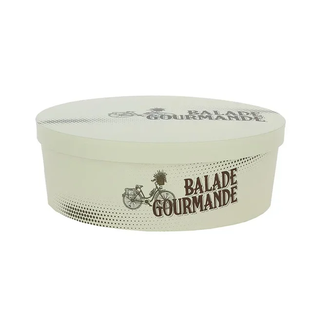 Scatola Rotonda Impilabile Ø 260 mm Beige