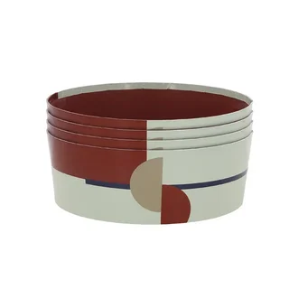 Scatola Rotonda Impilabile Ø 260 mm Beige