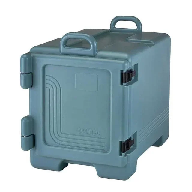 Insulated container with front opening