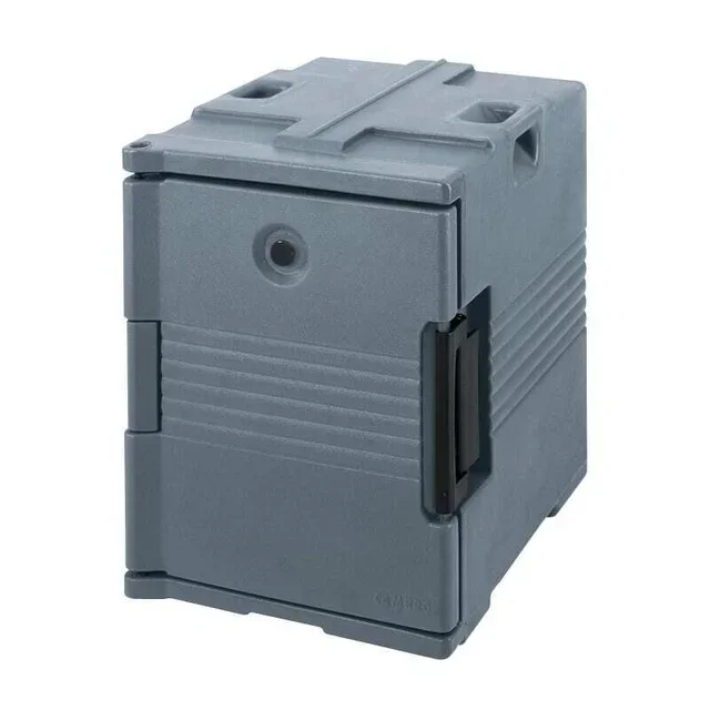 Insulated container with front opening