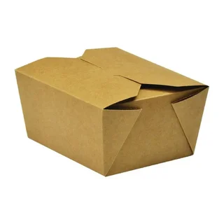 Kraft Paper Takeaway Box 700 ml - Pack of 450 units - Compostable and Eco-Friendly