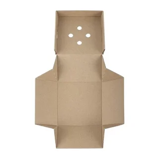 Boîtes à Burger Carrées Pliantes - Lot de 100